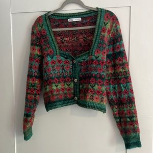 Zara Cropped Cardigan